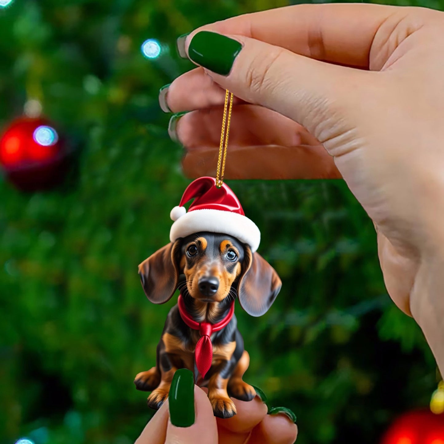 9pcs Acrylic Dachshund Dog