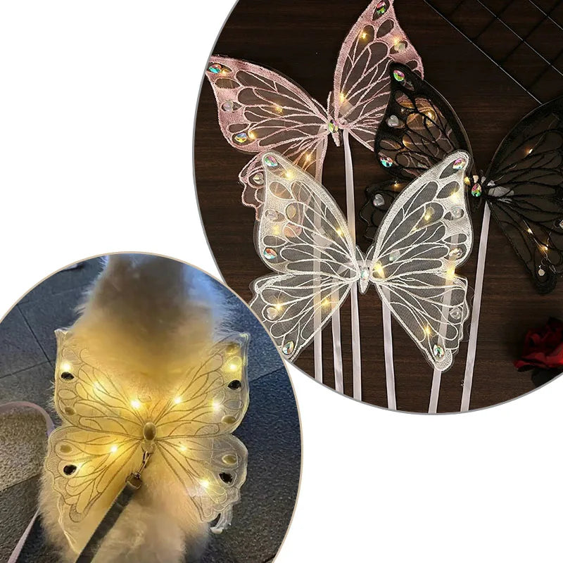 Dog Wings Glowing Butterfly