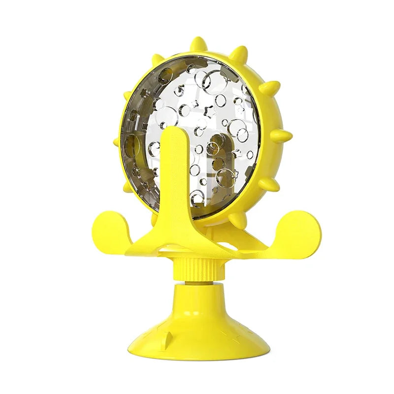 Dog Treat Dispenser Wheel Toy
