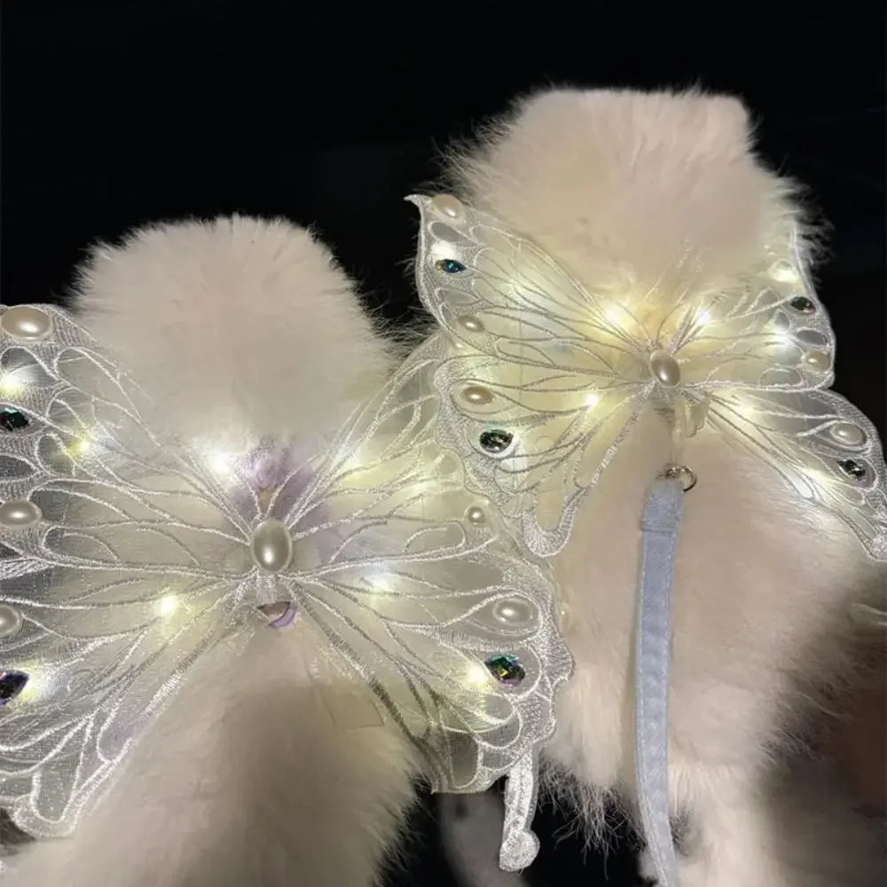 Dog Wings Glowing Butterfly