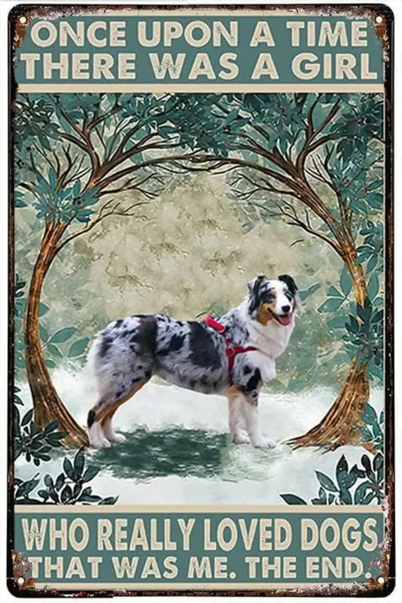 Australian Shepherd Dog Poster