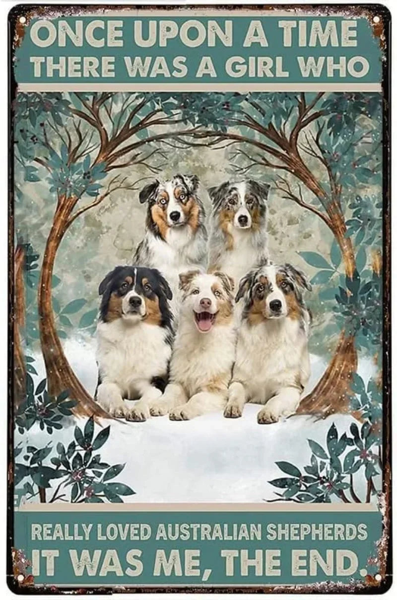 Australian Shepherd Dog Poster