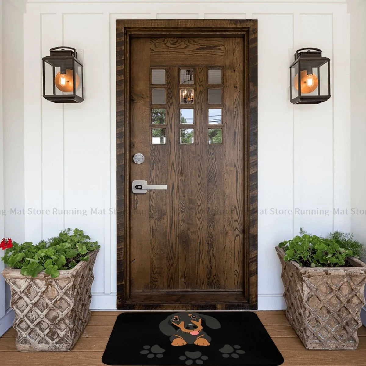 Dachshund Non-slip door mat