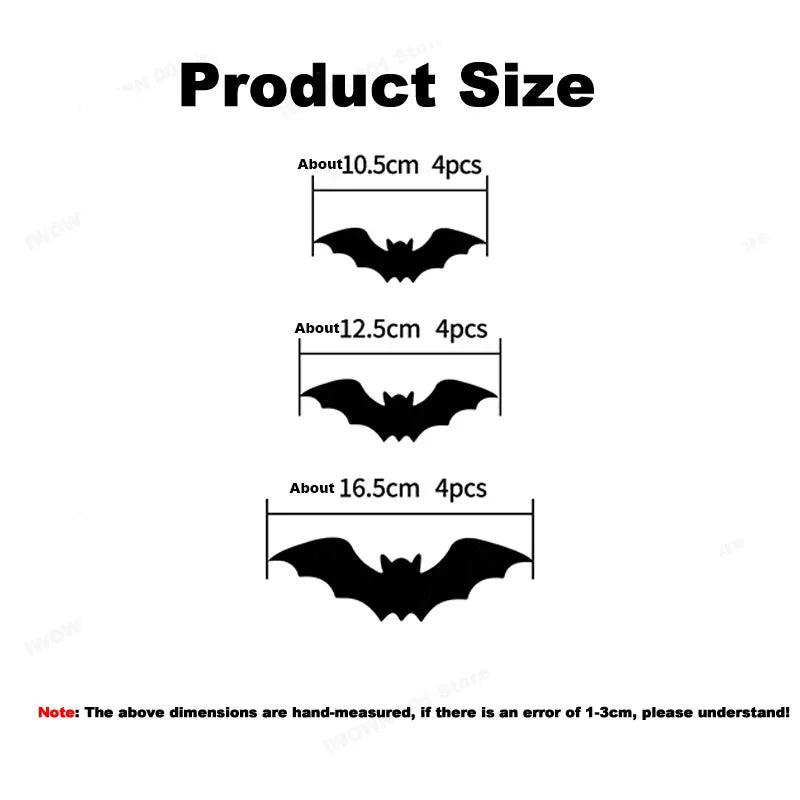 LED 3D Bat Stickers