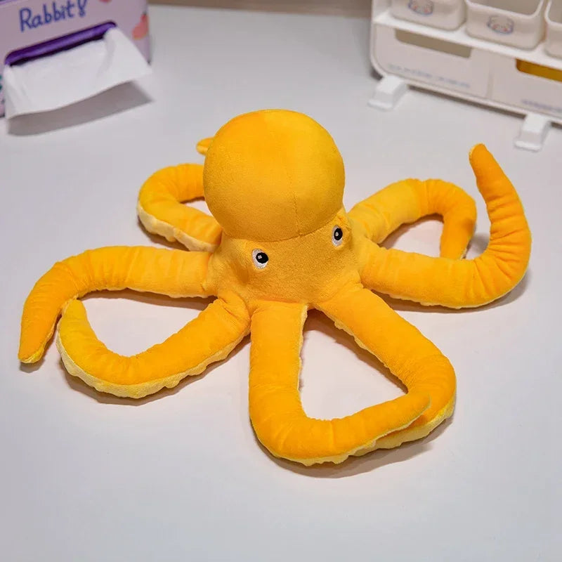 Giant Yellow Octopus Plush Toy