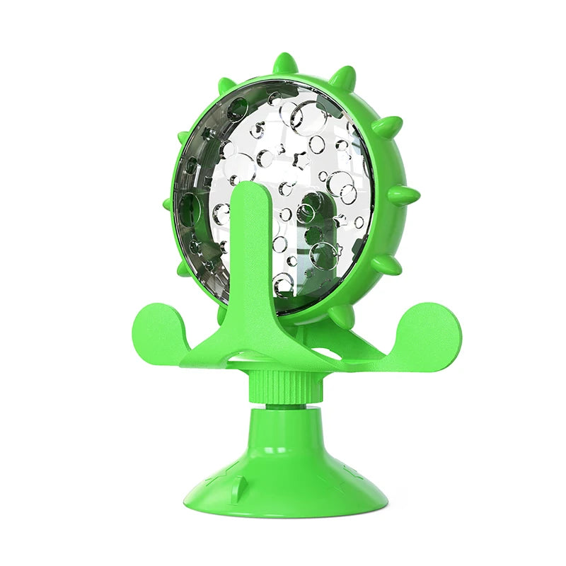 Dog Treat Dispenser Wheel Toy