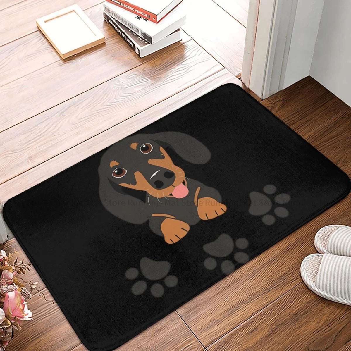 Dachshund Non-slip door mat