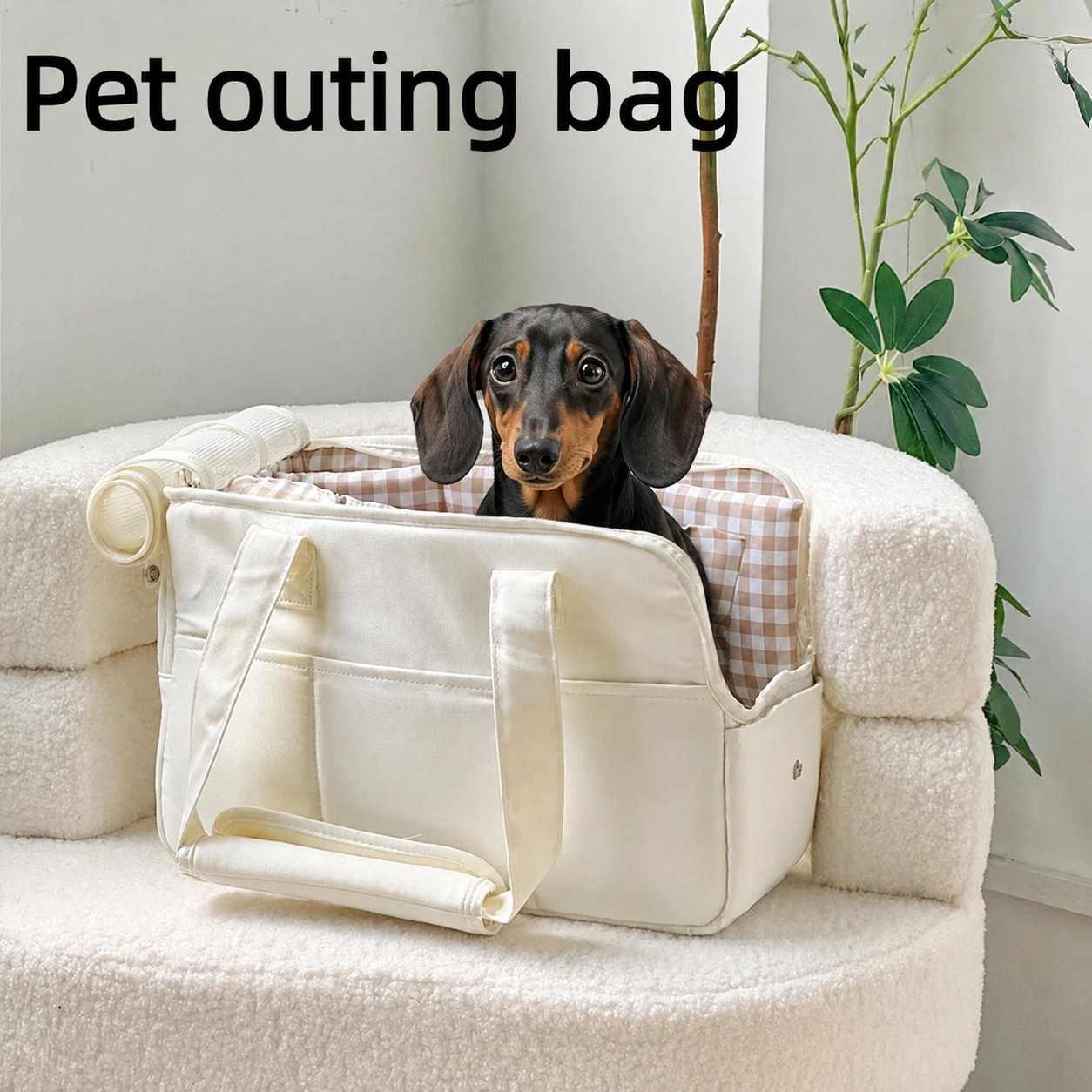 ✨ Soft Travel Tote for Small Dogs