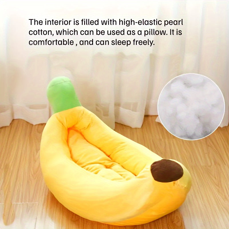 Cozy Banana Shaped Nest Bed