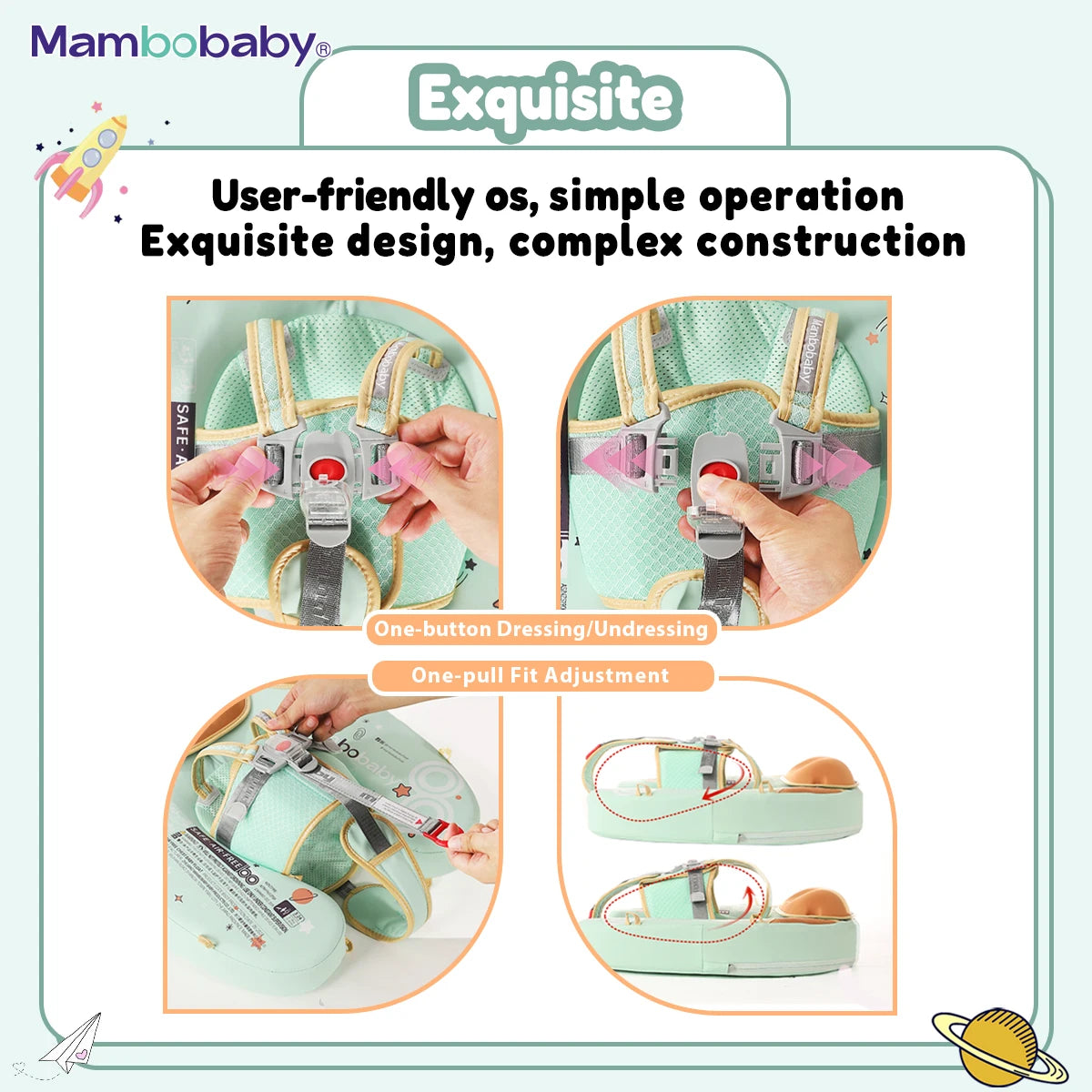Mambobaby Baby Foldable Float