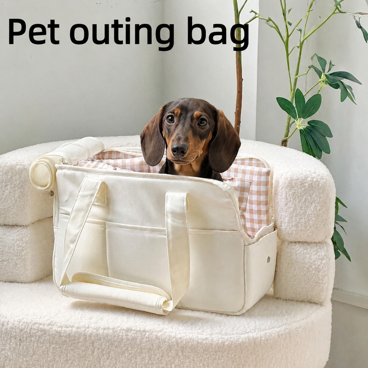 ✨ Soft Travel Tote for Small Dogs