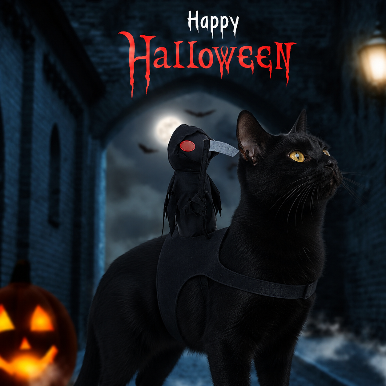 Dark Harvest Knight Pet Costume