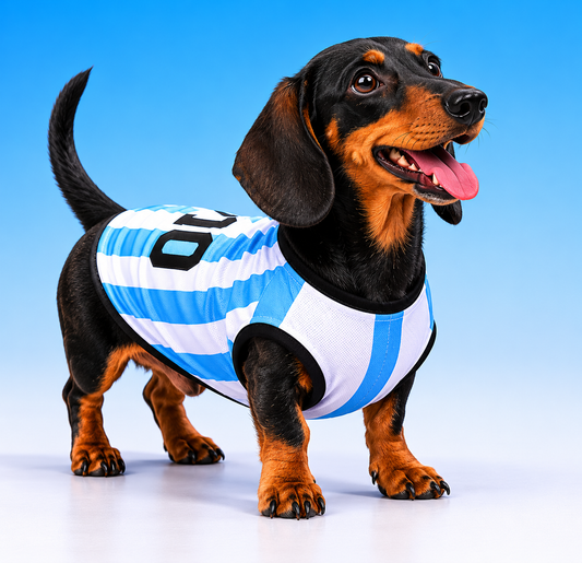 Soccer Star Dog Jersey – Playful Pet Sports Shirt for Dogs