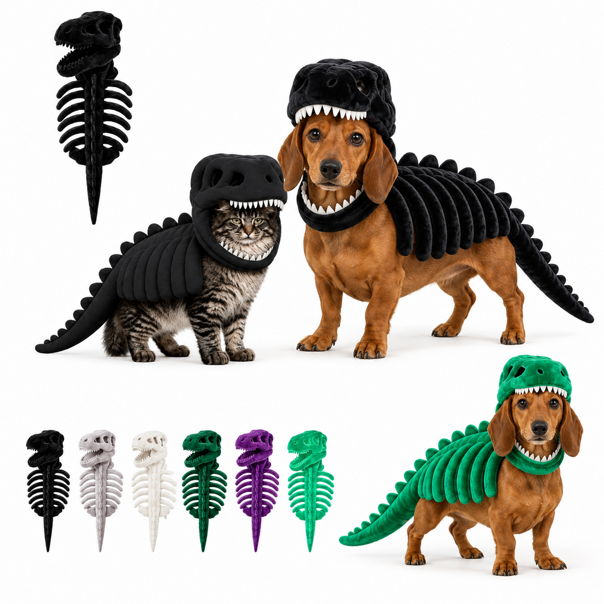 Dino Costume for Dachshunds