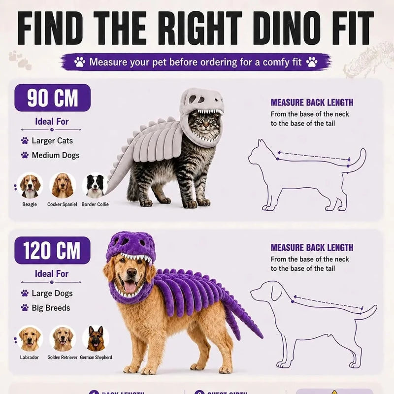Dino Costume for Dachshunds
