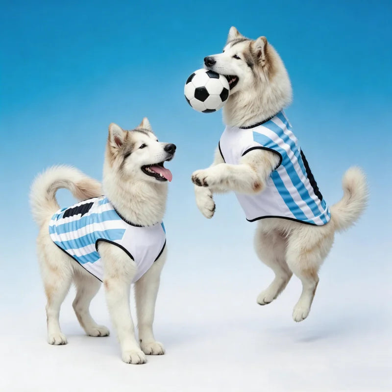 Soccer Star Dog Jersey – Playful Pet Sports Shirt for Dogs