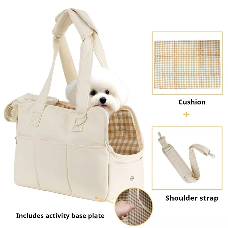✨ Soft Travel Tote for Small Dogs