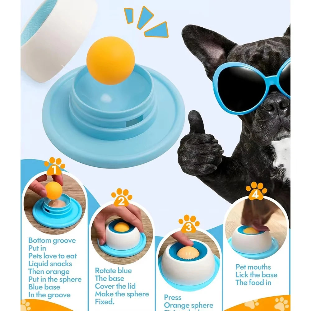 Anti-stress dog food bowl