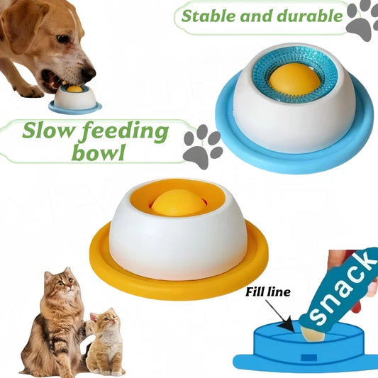 Anti-stress dog food bowl