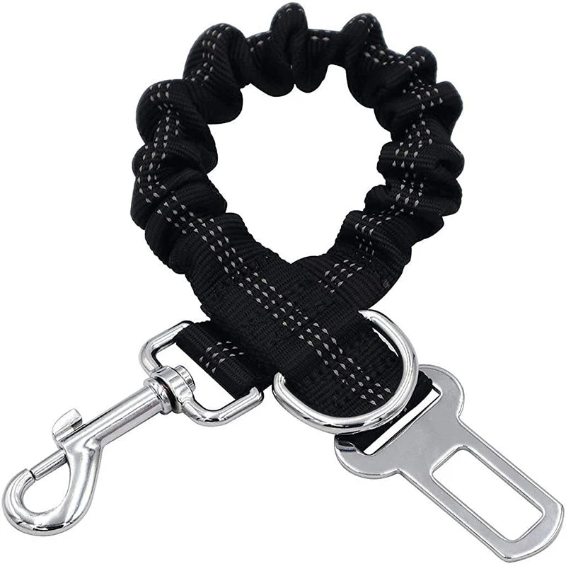 Dog Car Safety Seat Belt with Shock Absorbing Bungee