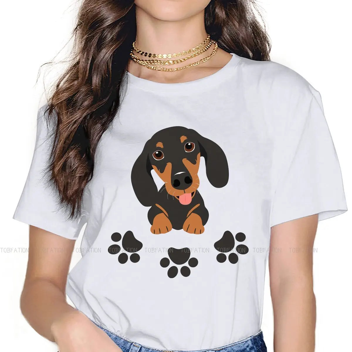 Funny Dachshund  Paw T-shirts