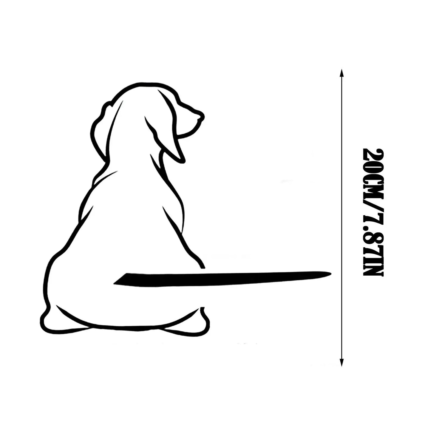 Dachshund Car Sticker