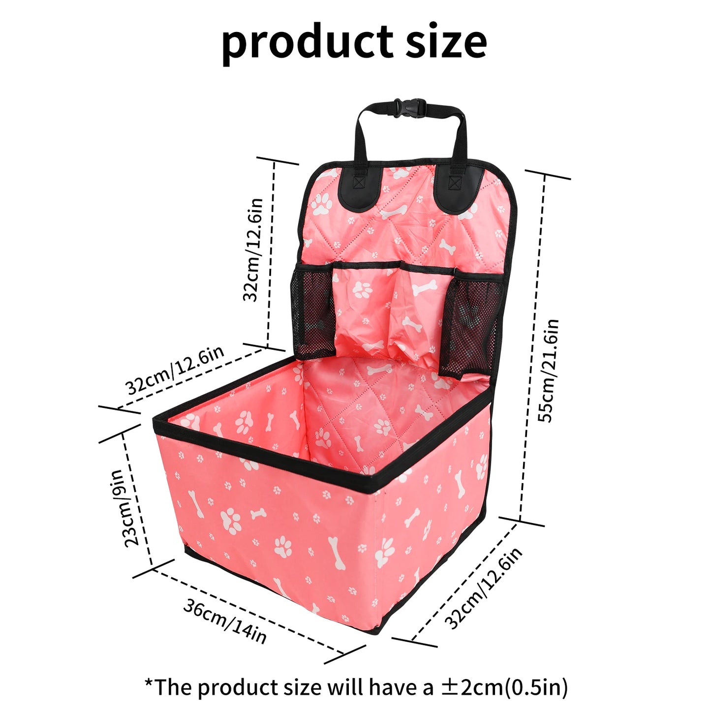 Safe & Comfortable Travel Seat for Small Dogs
