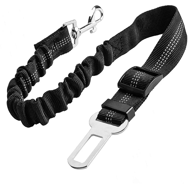 Dog Car Safety Seat Belt with Shock Absorbing Bungee