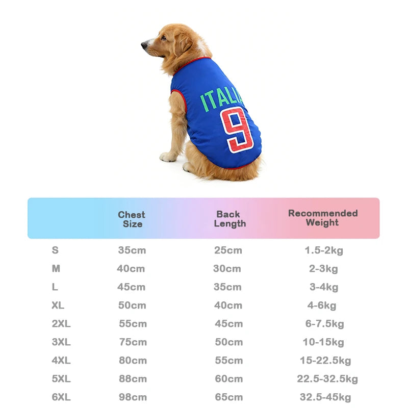 Soccer Star Dog Jersey – Playful Pet Sports Shirt for Dogs
