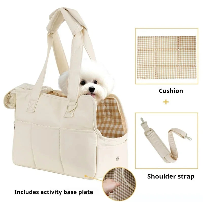 ✨ Soft Travel Tote for Small Dogs