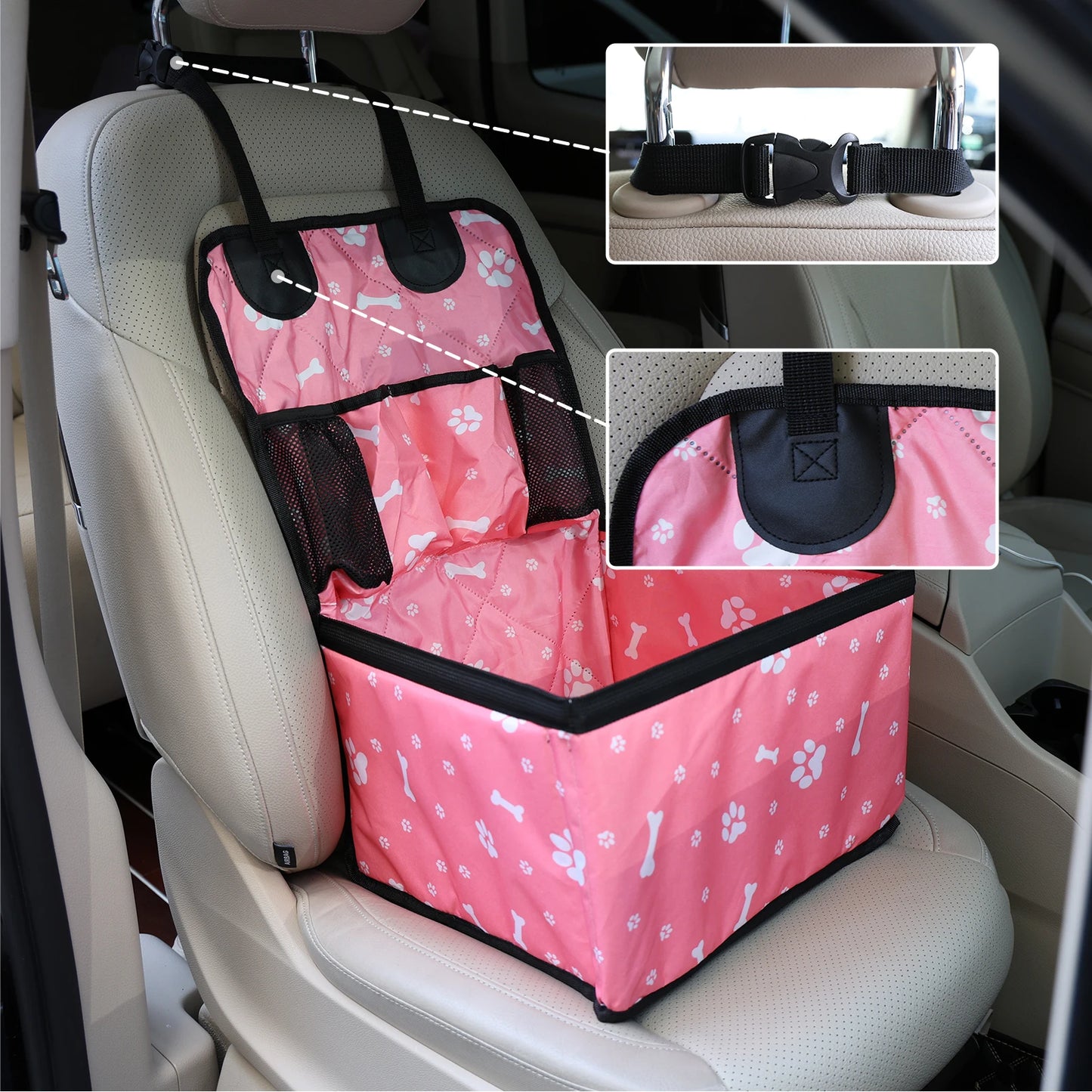 Safe & Comfortable Travel Seat for Small Dogs