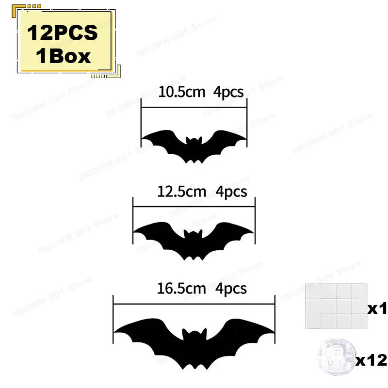 LED 3D Bat Stickers