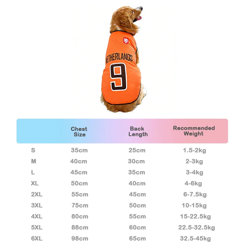 Soccer Star Dog Jersey – Playful Pet Sports Shirt for Dogs