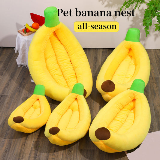 Cozy Banana Shaped Nest Bed